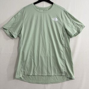 The North Face T-Shirt Womens Size XL Light Green Lightweight Athletic Outdoor